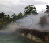 fog and mist for landscaping and evaporative cooling